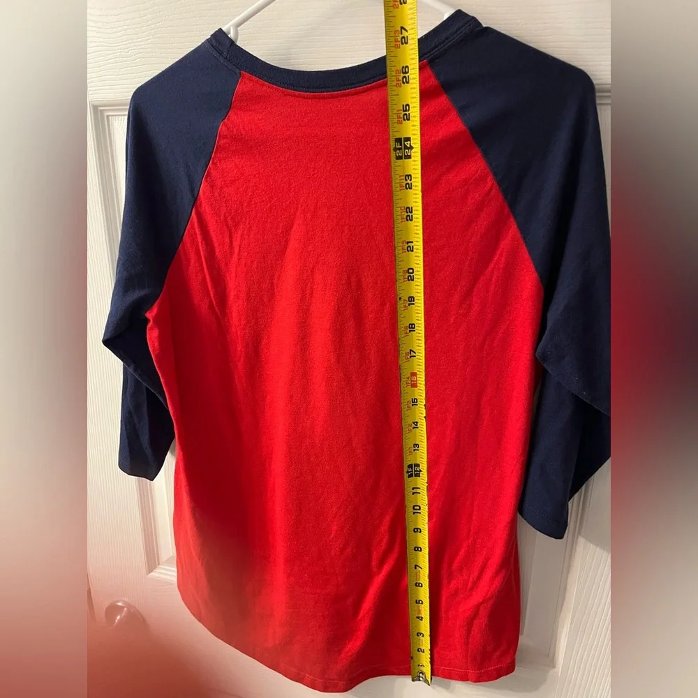 Nike Boston Red Sox Official MLB 3/4 Sleeve Girl’s fitted Size Large Shirt - Picture 4 of 8